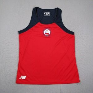 New Balance Team Chile Olympic Tank Top Mens XL Red Navy Running Singlet Chile